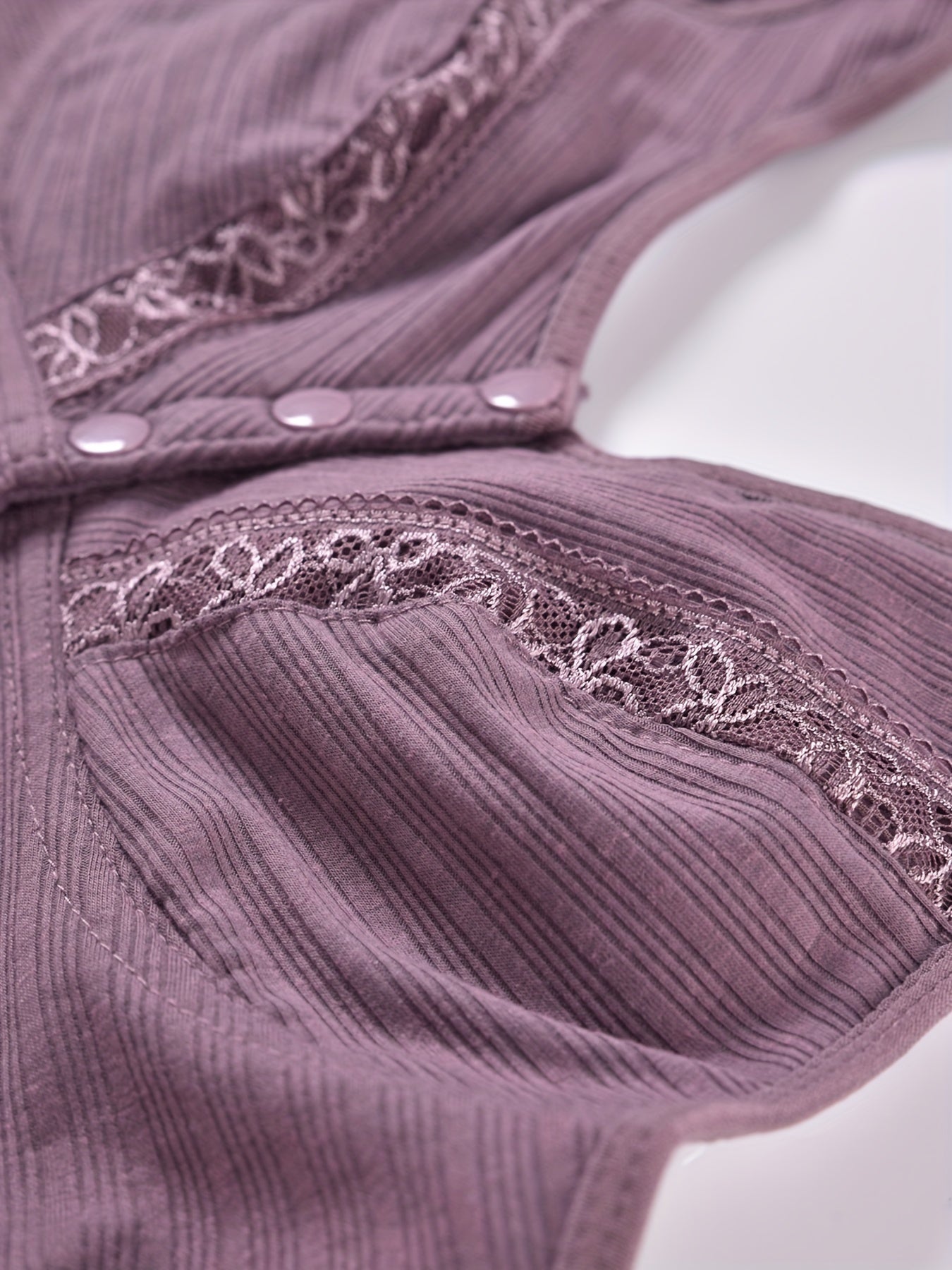 2pcs Front Buckle Wireless Bras Women's Lingerie