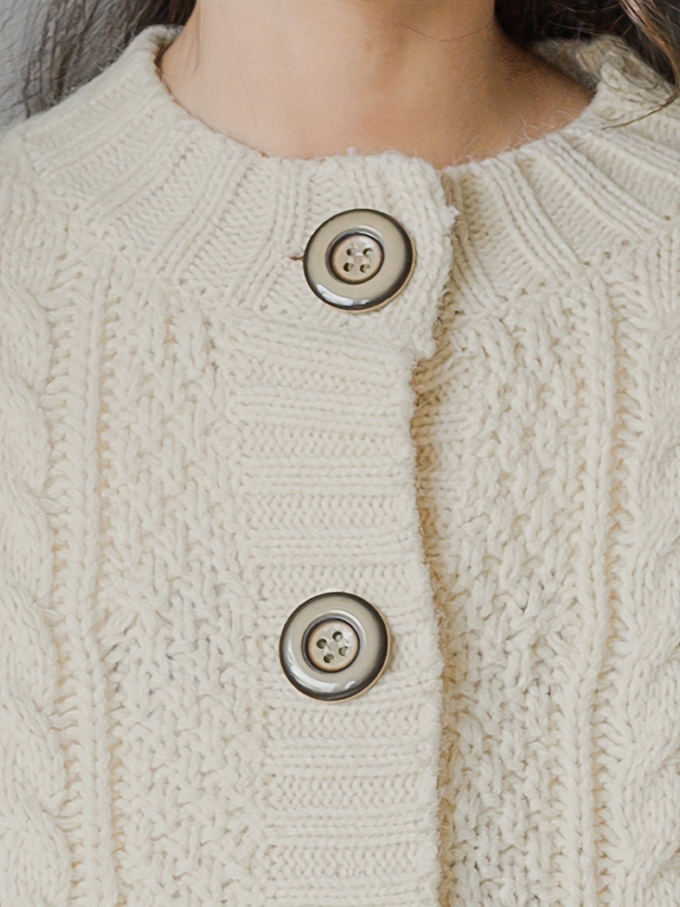 Girls Button Front Knitwear for Fall Winter Christmas Gift