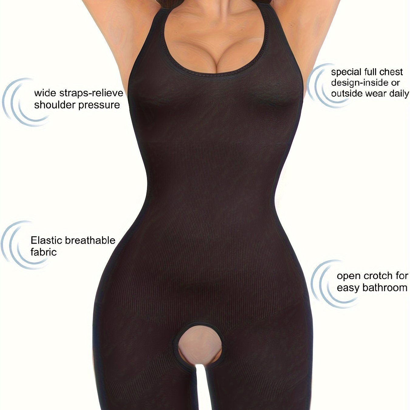 Women's Yoga Body Shaper Jumpsuit Sleeveless Sports Activewear