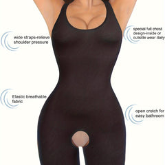 Women's Yoga Body Shaper Jumpsuit Sleeveless Sports Activewear
