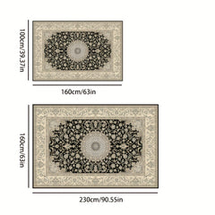 Persian Boho Area Rug Soft Large Machine Washable Non Slip Backing