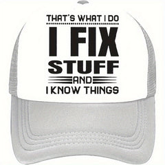 Men's Washed Sunshade Baseball Cap Adjustable Mesh Cap