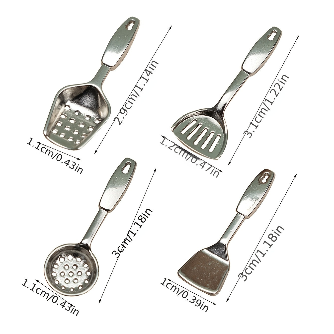 1:12 Dollhouse Kitchen Utensils Set Miniatures Decor Props