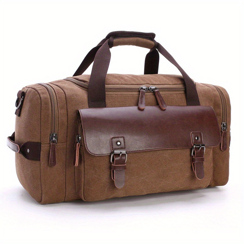 Vintage Travel Bag Tote Clothing Storage Carry On Luggage Duffel Bag