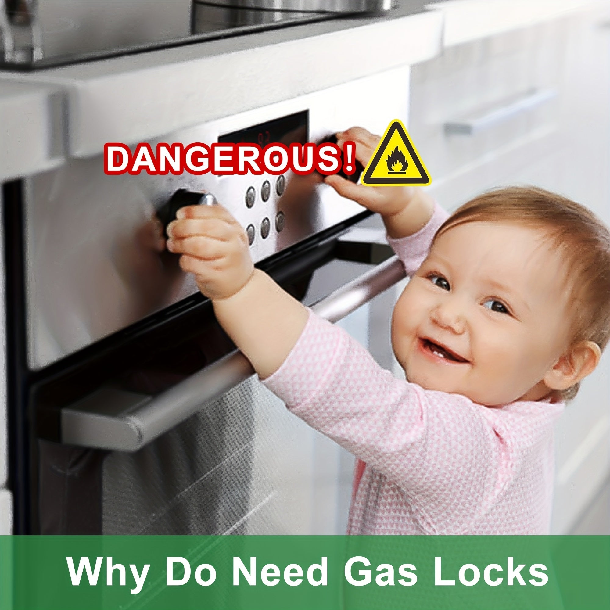 Gas Stove Child Safety Locks - Oven Knob Guard