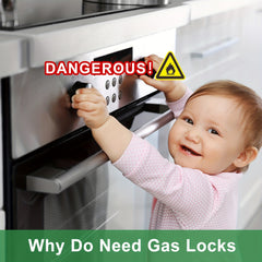 Gas Stove Child Safety Locks - Oven Knob Guard