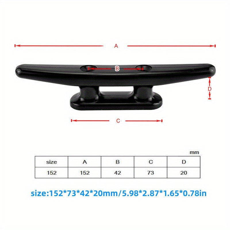 Plastic Boat Yacht Deck Line Bollard Hardware - Rope Tether