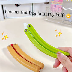Gravity 3D Banana Sausage Butterfly Model Toy