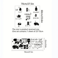 Removable Decorative Kitchen Arrangement Sticker