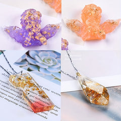 Metallic Foil Flakes Resin Mold Fillings Jewelry Making Crafts Slime Nail Art