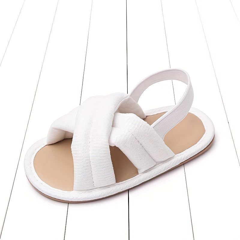 Baby Girls Slip On Slide Sandals Assorted Colors