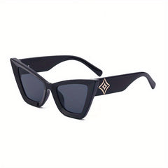 Cat Eye Sunglasses Small Frame Men Women Glasses Case