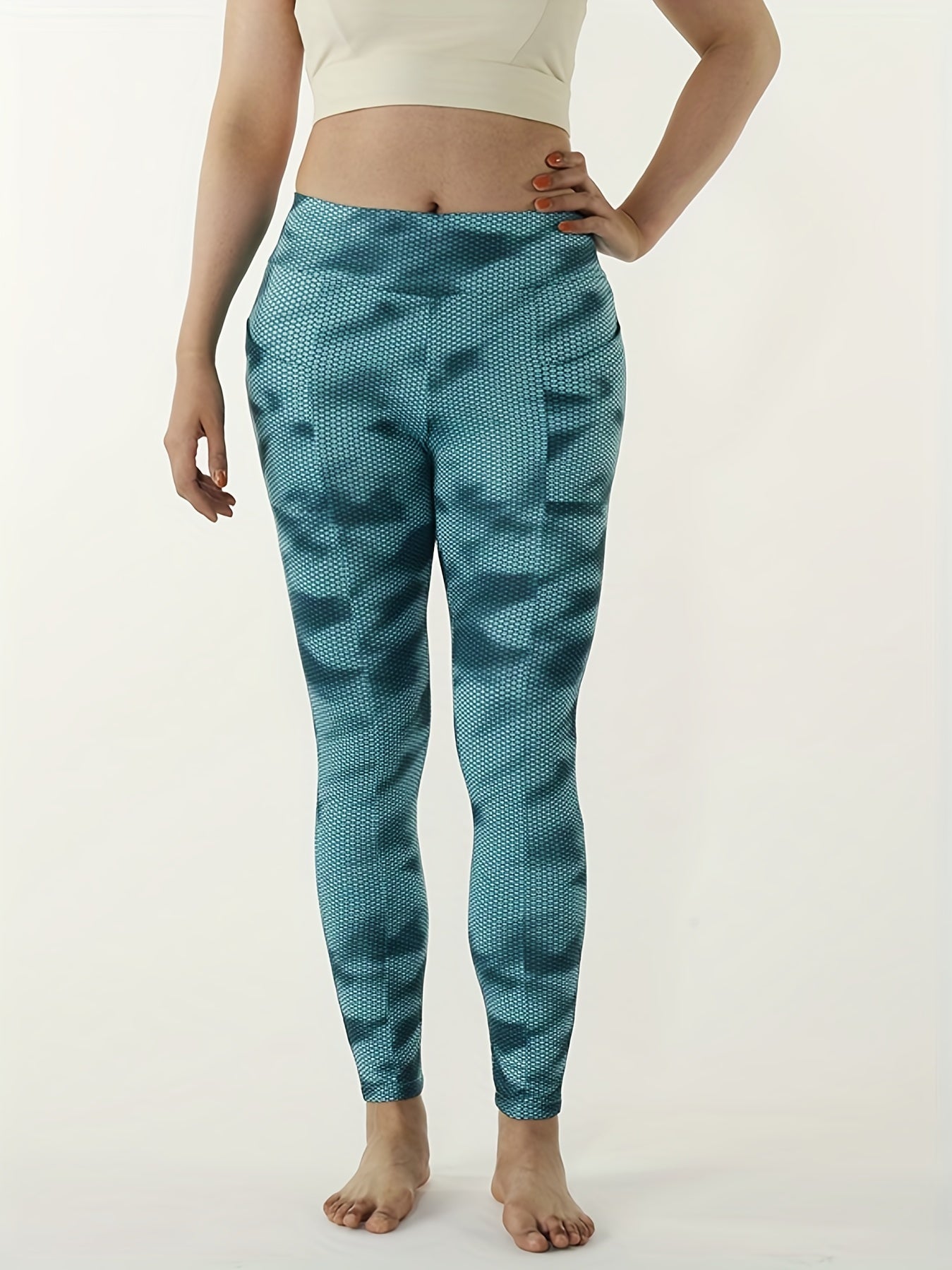 Stretchy High Waist Yoga Leggings Women's Activewear