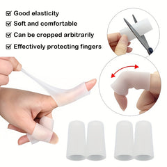 4pcs Non Slip Finger Protectors Soft & Comfortable Finger Covers