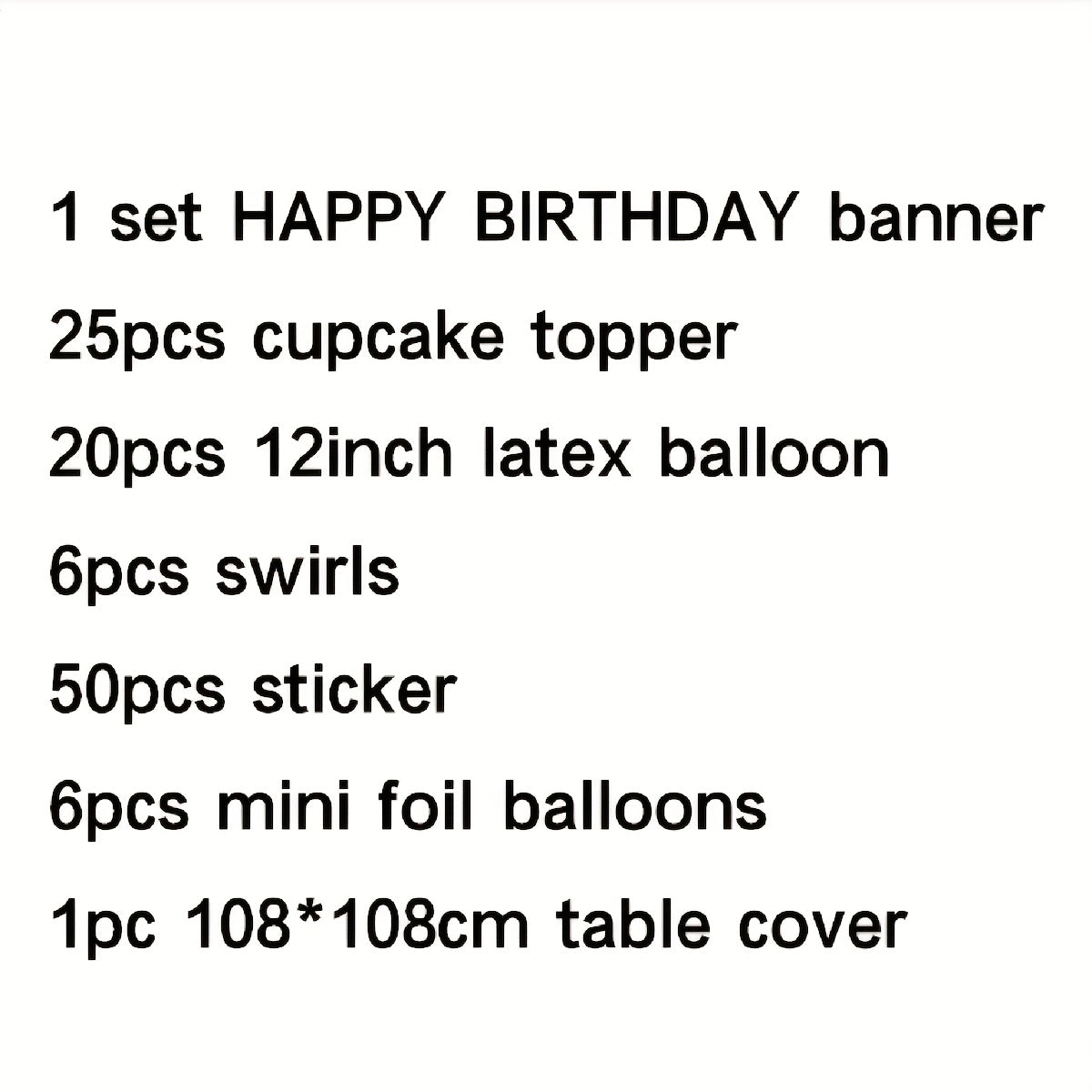 Dinosaur Birthday Party Decoration Set