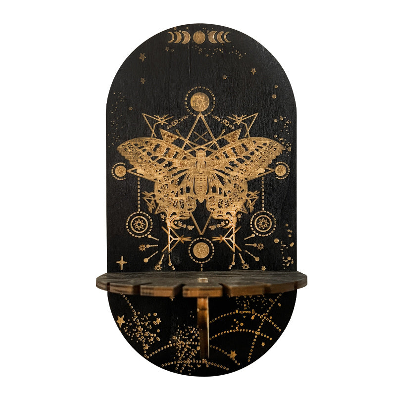 Wooden Crystal Display Stand Hand Stand Witch Decorative Bracket