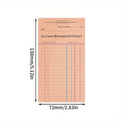 50pcs Narrative Chapter Light Retro DIY Pocket Note Paper