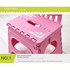 Thickened Folding Stool Backrest Portable Small Stool For Outdoor Activities