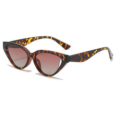 Leopard Cat Eye Sunglasses Small Frame UV400
