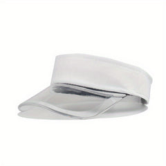 PVC Brim Stitching Visor Hat Candy Sun Hat Lightweight Casual