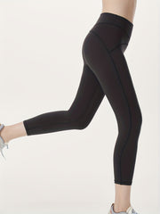Women's Solid Yoga Leggings Butt lifting Tummy Control Slim Fitted Sports Tights