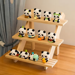 Panda Building Blocks Toy Creative Gift Desktop Ornaments