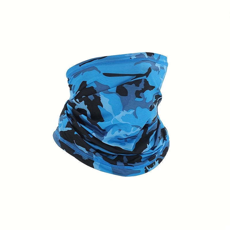 Unisex Camo Face Mask Neck Gaiter Cycling Windproof