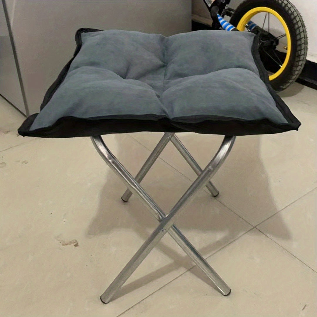 1pc Folding Stool Household Low Stool Portable Shoe Changing Stool Small Chair