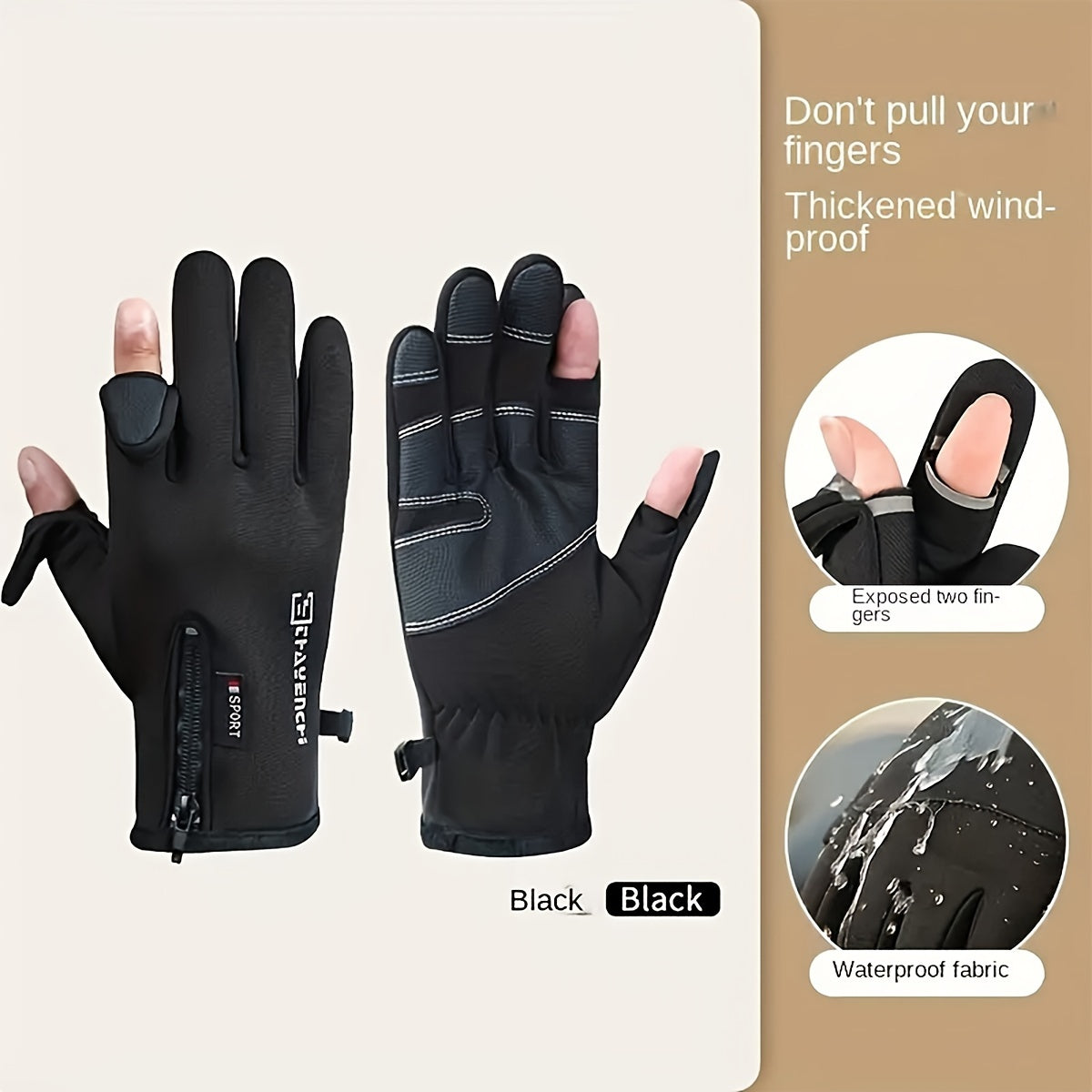 Winter Touchscreen Gloves For Texting And Running In Cold Weather