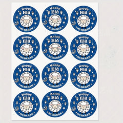 Moon Decoration Adhesive Sticker Party Creative Sticker Gift