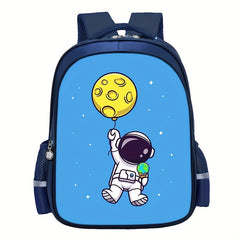 Astronaut Cartoon Schoolbag for Students 5-12