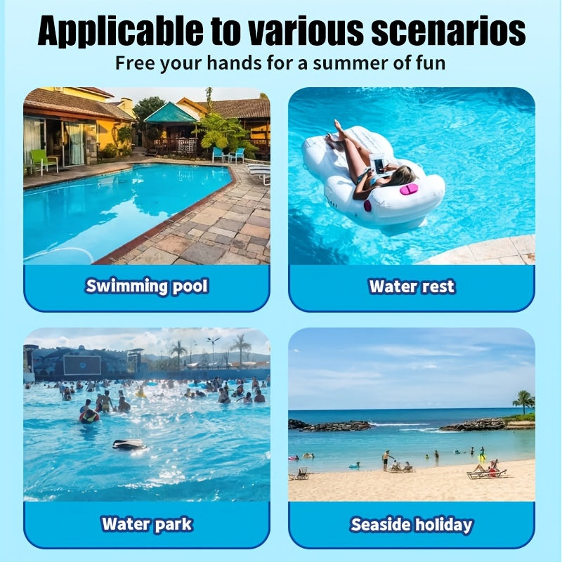 Inflatable Pool Float Hammock for Adults PVC Water Float Bed Lounge Chair 3 Row