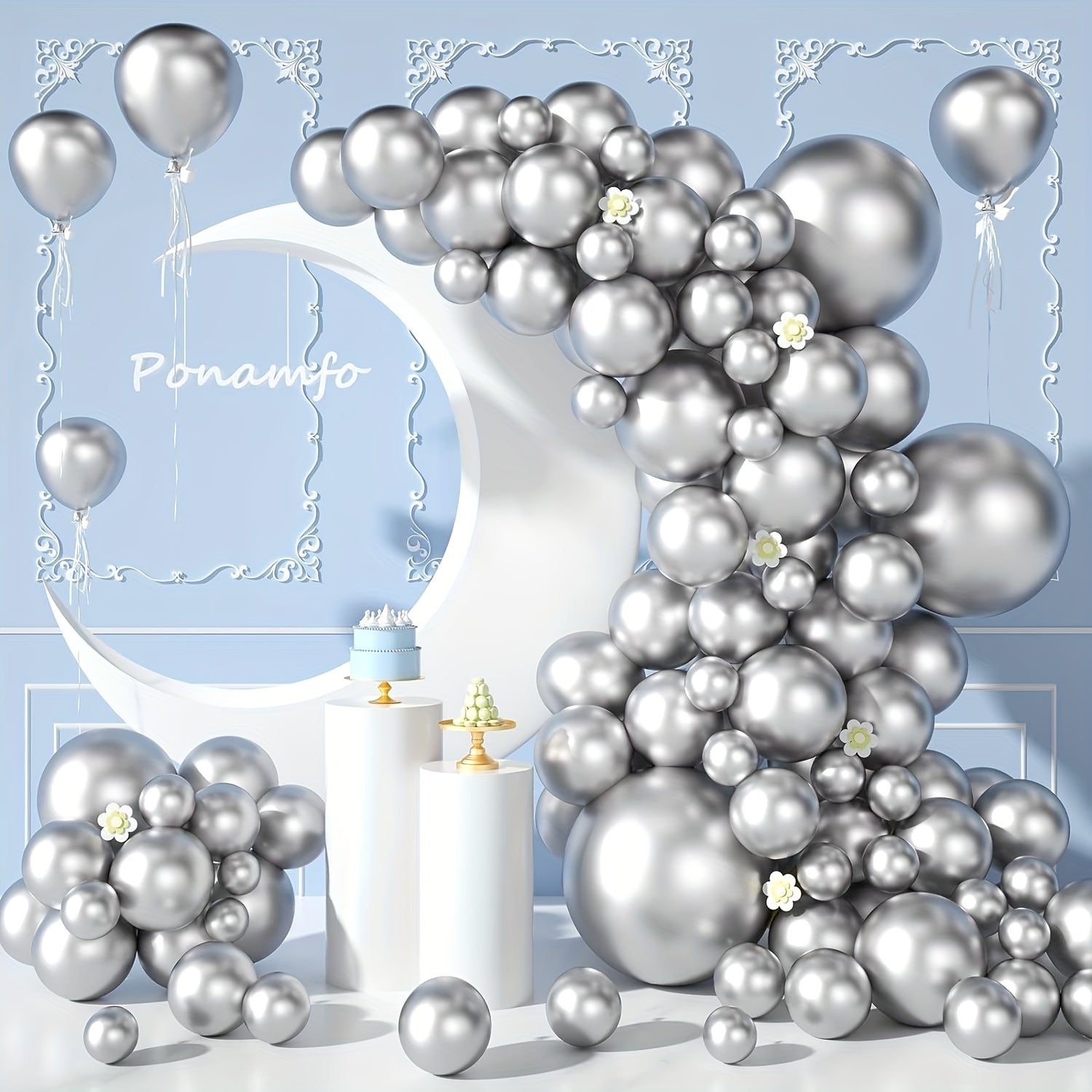 60pcs Thickened Balloons 12 7 25 4 30 48 45 72 Cm Balloon Garland Arch Kit
