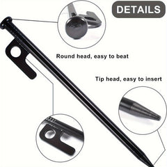 4pcs Outdoor Tent Nails Set Thickened Extended Canopy Ground Nail