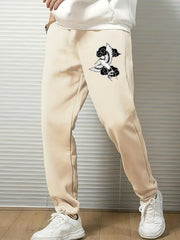 Chinese Crane Men's Sports Pants - Comfortable Drawstring Joggers