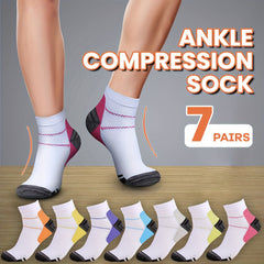 Breathable Compression Socks with Arch Support - Athletic Ank