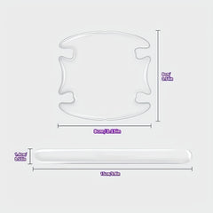 Car Handle Bowl Scratch Protective Stickers Rearview Mirror Protection Strip
