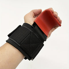 Weight Lifting Wrist Band With Hooks Hand Grip Support Wrist Straps
