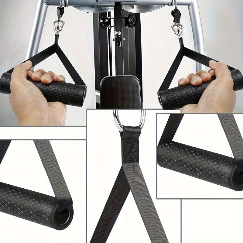 2pcs Pulling Rope Handles with 2pcs Buckles for Resistance Band