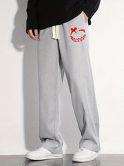 Grimace Pattern Joggers Men's Casual Loose Fit Pants