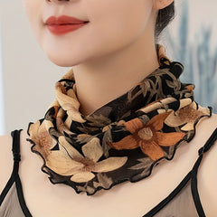 Classic Print Veil Breathable Face Covering Casual Neck Gaiter