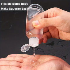 8Pcs Travel Bottles with Keychain 2oz 50ml Empty Hand Sanitizer Bulk