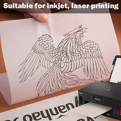 50pcs Sulfate Paper for Sketching, Drawing, Rubber Stamp Making - A5 A4 A3 Sizes