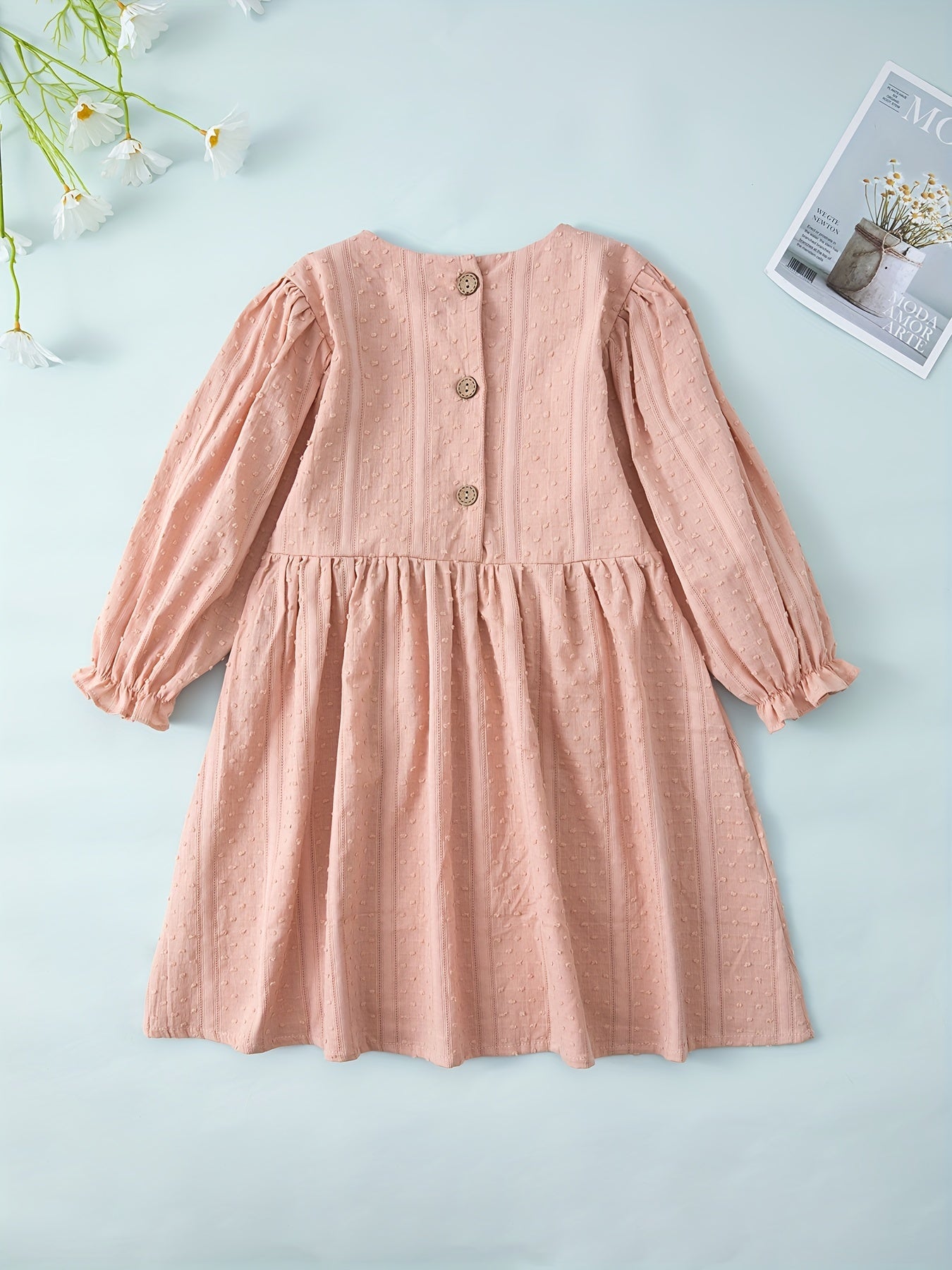 Cute Toddler Baby Girls Cotton Ruffle Dress