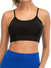 High Stretch Shockproof Sports Bra Criss Cross Cami Yoga Bra