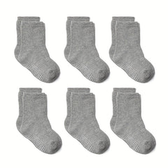 6pairs Baby Boys Non-slip Casual Socks Multicolor Set