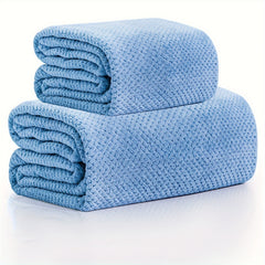 8pcs Microfiber Towel Set for Bathroom, Pool, Beach - Quick Drying