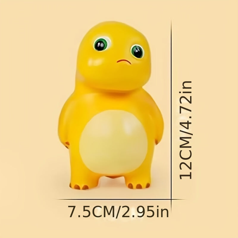 Yellow Dragon Fierce Doll Stress Relief Toy Office Desktop Decoration