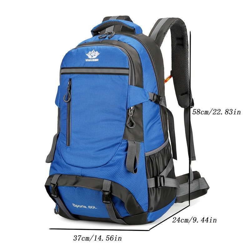 60L Large Capacity Moutaineering Backpack for Outdoor Hiking Camping