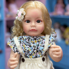 55 88 Cm Gel Body Simulative Reborn Doll Washable Hair Transplant